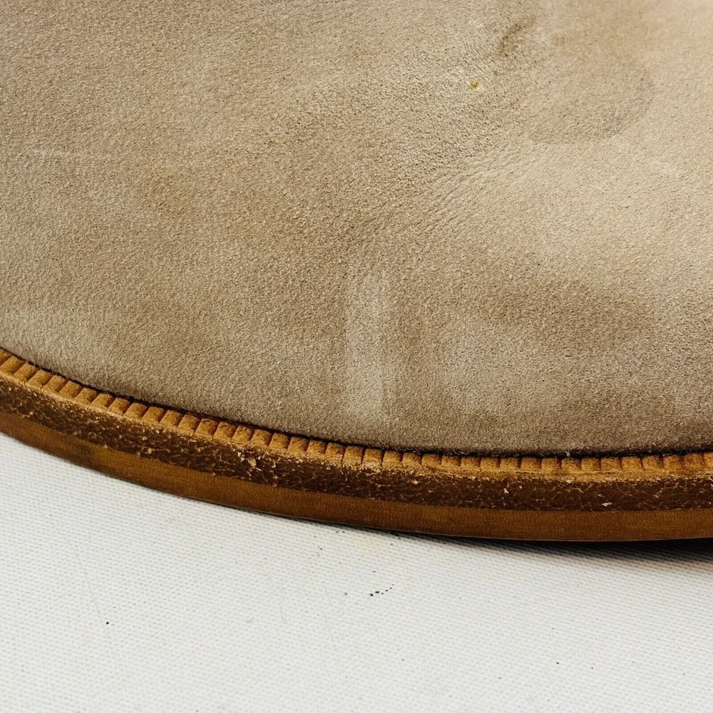 Womens 6 UGG Elora Ankle Boot Sahara Taupe Suede Leather‎ Slip On Boots